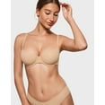thumbnail image 2 of Women's Inbarely Plus Balconette Bra Demi Unlined No Padding Underwire Everyday Bras, 2 of 6