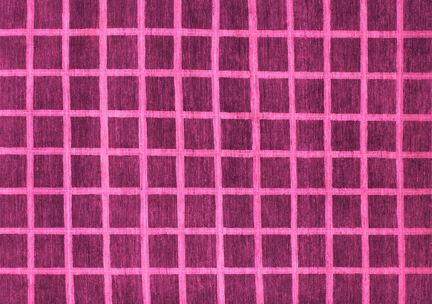 Ahgly Company Indoor Rectangle Checkered Pink Modern Area Rugs, 3' x 5 ...