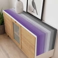thumbnail image 4 of Purple Gray Ombre Table Runner - 70 Inch Long, Kitchen Dining Table Runner Dresser Scarves, Vintage Country Wooden Farmhouse Decor for Coffee Tables Wedding Party Banquet, 4 of 8
