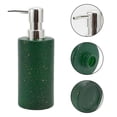 thumbnail image 5 of Unique Bargains 1 Pc Simple Cylindrical Soap Pump Dispenser for Hotel 350ml Silver Tone Green, 5 of 6