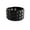 Black, variant on New Triple and Double Studded Punk Rock Wristband Bracelets, Black