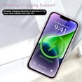 thumbnail image 4 of for iPhone 14 Plus Case Cute Slim Shockproof Phone Case with Wireless Charging Support and Protection, Purple, 4 of 14