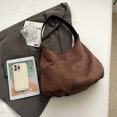 thumbnail image 3 of Bolso Hombro Gamuza para Mujer Con Bolsillo Interior Hobo El (café), 3 of 5
