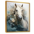 thumbnail image 2 of Designart "Majestic Horse In Galloping Glory" Animals Horse Floater Framed Canvas Art Print, 2 of 5