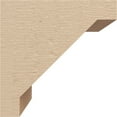 thumbnail image 3 of 6"W x 6"D x 6"H Wide Burlington Rough Cedar Woodgrain TimberThane Corbel, Primed Tan, 3 of 6