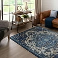 thumbnail image 1 of Tapis Emiko (collection Prismatic) de Mohawk, couleur denim, 1 of 6