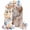 Brown, variant on Marble Blue Arch Backdrop Cover 5Ft, Wedding Arch Covers Stretchy Backdrop, Modern Abstract Ink Painting Luxury Fitted 2 Sided Arched Photo Background for Birthday Party Decorations