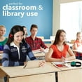 thumbnail image 3 of Classroom Headphones Bulk 5 Pack, Student On Ear Color Varieties, Comfy Swivel Earphones for Library, School, Airplane, Kids, for Online Learning and Travel, Noise Reducing, Stereo Sound 3.5mm Jack, 3 of 7