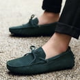 thumbnail image 5 of Men's Casual Loafers Slip On Leather Shoes Comfortable Lightweight Driving Shoes Male Moccasins Classic Penny Loafer Flats Boat Shoes Outdoor Walking Shoes, 5 of 8