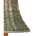 thumbnail image 4 of Currey And Company 0900-0042 Bell 6" W X 5" L Teal Seagrass Lighting Shade - Teal, 4 of 4