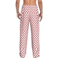 thumbnail image 2 of Bixox Men's Red Cross Patterned Pajama Pants with Pockets Lounge Clothes for Home, 2 of 5