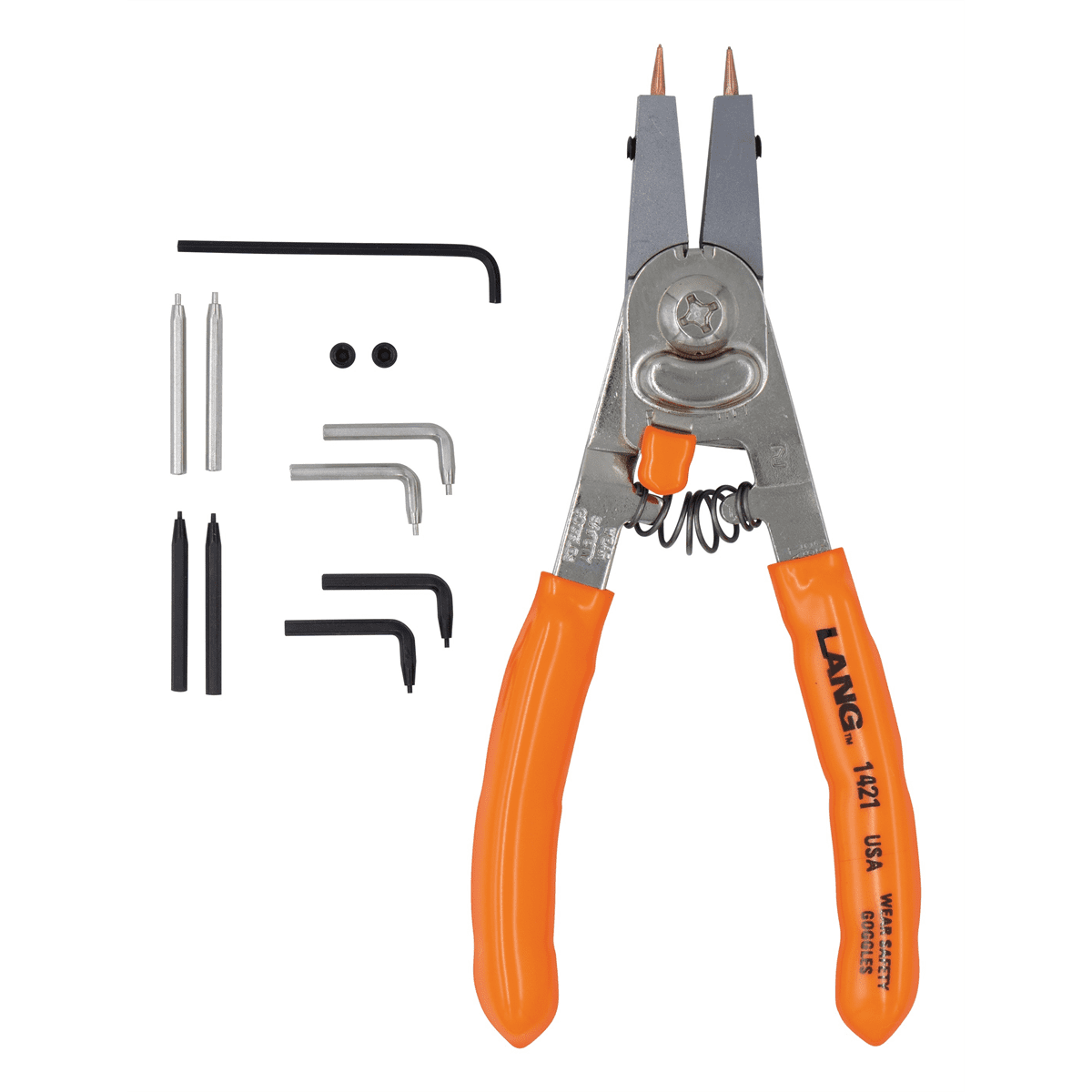 Lang Tools (Kastar) 1465 - 3-PC. Quick Switch Retaining Ring Pliers Set