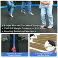 thumbnail image 6 of Jump Into Fun Trampoline 16FT 1500LBS, Trampoline for Adults/ 10 Kids, Trampoline with Enclosure, Basketball Hoop, 2 Balls, LED Light and More Gifts, Outdoor Pumpkin Trampoline for Gifts, 6 of 8
