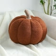 thumbnail image 7 of Pumpkin Pillows, Halloween Pumpkin Throw Pillows, 3D Pumpkin Shaped Pillow for Fall Room Decor Gifts, Soft Plush Cute Fluffy Thanksgiving Pillow, Fall Pillows (1 Pack Brown, 7.87 Inch), 7 of 7