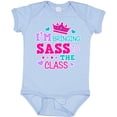 thumbnail image 3 of Inktastic Back to School I'm Bringing Sass To The Class with Crown Girls Baby Bodysuit, 3 of 5