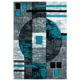 thumbnail image 3 of United Weavers Drachma Attica Modern Abstract Area Rug, Turquoise, 5'3" x 7'6", 3 of 5