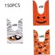 thumbnail image 5 of Bolsas de regalo de bocadillos de fantasma de calabaza de Halloween LANNMXG 150 piezas, 5 of 5