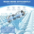 thumbnail image 3 of BackID Portable Full Automatic Washing Machine,1.3 Cu. Ft Washer and Spinner Combo with 8 Cycles, Large Capacity Compact Laundry Washer Spin Dryer for Apartment RV Dorm, 3 of 7