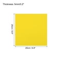 thumbnail image 2 of Unique Bargains EVA Foam Sheets Yellow 9.8 Inch x 9.8 Inch 5mm Thick Crafts Foam Sheets 8Pcs, 2 of 5