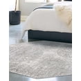 thumbnail image 4 of Rugs.com Monte Carlo Collection Rug – 4' Octagon Light Gray Medium Rug Perfect For Living Rooms, Kitchens, Entryways, 4 of 9