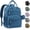 Blue, variant on Diaper Bag Backpack,Baby Essentials Diapers Bag with Pacifier Case,Multipurpose Stylish Large Capacity Travel Backpack for Baby Girl/Boy(M-Black)