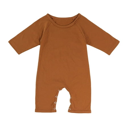 

Baby Girls Bodysuits Solid Color Autumn Cotton Long Sleeve Kids Children Cartoon Trendy Soft Cute Outwear Streetwear Spring Summer Rompers Jumpsuits
