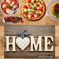 thumbnail image 2 of Joocar Home Wooden Sign Design Linen Table Mats Set Of 4 For Home Kitchen Table Decor 12x18 inch, 2 of 5