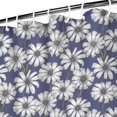 thumbnail image 3 of Blue Daisy Flower Floral Pattern Shower Curtain 72"x72" ,Bathroom Decorative Shower Curtains Set with 12 Hooks,Modern Waterproof Washable Shower Curtain, 3 of 6