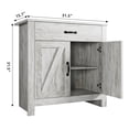 thumbnail image 2 of QinaQin Farmhouse-Style Kitchen Storage Cabinets with Drawers and Adjustable Shelves, Freestanding Microwave Rack/Sideboard, Rustic Wooden Storage Cabinets Suitable for Kitchens and Dining Rooms, 2 of 7