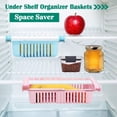 thumbnail image 4 of Organisateur de Tiroir de Réfrigérateur, 3 Pack Boîte de Rangement Rétractable pour Réfrigérateur, Design Unique Bacs Coulissants, Boîte de Rangement pour Étagère de Réfrigérateur, Petite Taille, Adapté pour Étagère de Réfrigérateur en Dessous, 4 of 7