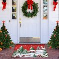 thumbnail image 4 of Christmas Area Rug, Red Green Snowflake Tree Rugs Washable Throw Runner Rugs Carpet for for Living Room Kitchen Dining Room Nursery Kids Room Office, 4 of 21