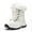 Beige/White, variant on HOBIBEAR Women's Snow Boots Warm Insulated Faux Fur Lined Waterproof Mid-Calf Winter Boots