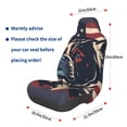 thumbnail image 3 of Balery Patriotic Bulldog Art Funda de Asiento para Auto con Diseño - Cubierta Frontal Suave y Transpirable con Protector Antideslizante- 1 Unidad, 3 of 5