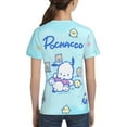 thumbnail image 4 of Sanrio Pochacco Kids T-Shirt 3d Printed Graphic T-Shirts Boys And Girls Short Sleeve Shirts For Youth Kids X-Small, 4 of 6