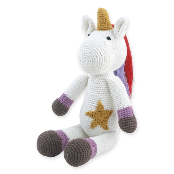 Doll Stuffed Unicorns Toy Soft Comfortable Doll Early Education Toddler Toy Bedroom Decoration 20cm/7.8in