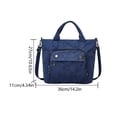 thumbnail image 4 of Bolso cruzado de pana con correa ajustable, bolso informal para mujeres y niñas, 4 of 4