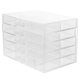 thumbnail image 3 of Multi-layer Drawer Jewelry Holder Suitable For Family Decoration With A Simple Square Shape Made Of Acrylic 1Pcs, 3 of 5