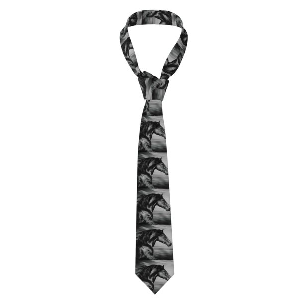Balery Running Horse Corbata Clásica de Seda para Hombre, Corbata Tejida Jacquard, Corbatas Formales para Negocios y Bodas