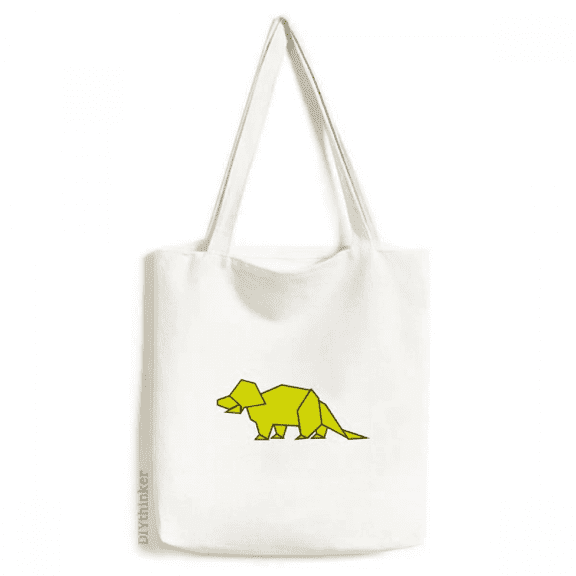 Origa Dinosaur Herbivore Armor Tote Canvas Bag Shopping Satchel Casual Handbag