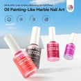 thumbnail image 4 of SAVILAND Color Artistry Blooming Gel Nail Polish: Oil Painting Effect Nail Blooming Gel Polish 12 Dopamine Color Bloom Gel Marble Nail Polish Watercolor Quick Dry Long Lasting Easy Nails Art DIY, 4 of 7