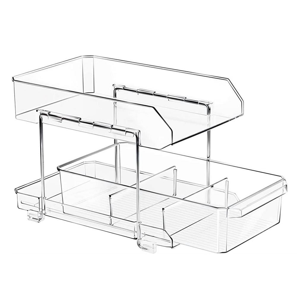 Under The Sink OrganizerDoubleTier Pull Out Organizer DrawersMulti