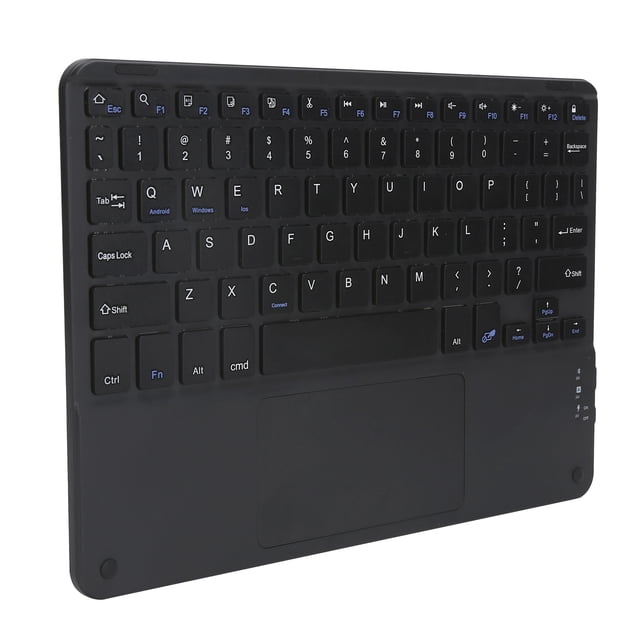 w ireless B luetooth Keyboard, w ireless Keyboard with Touchpad & Square Cap, Ultra Slim Keyboard for Smartphones, Tablets, Laptops, Desktop Computers, PC Keyboard