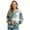Marble Blue Gold, variant on Women's Zip Up Bomber Jacket with Pockets, Lightweight Varsity Jackets Outerwear Stand Collar Bomber Coats Casual Fashion Fall Sweatshirts, XX-Large, Pig Floral Pink