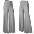 thumbnail image 3 of Womens Plus Size High Waist Suit Pants for Women Maxi Long Pants Solid Color Office, 3 of 7