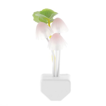 

OPKALL 2PCS Mini LED 7 Color Light Sensor Mushroom Night Light Lamp Gift Home Illumination Light Lighting US Plug 220 V