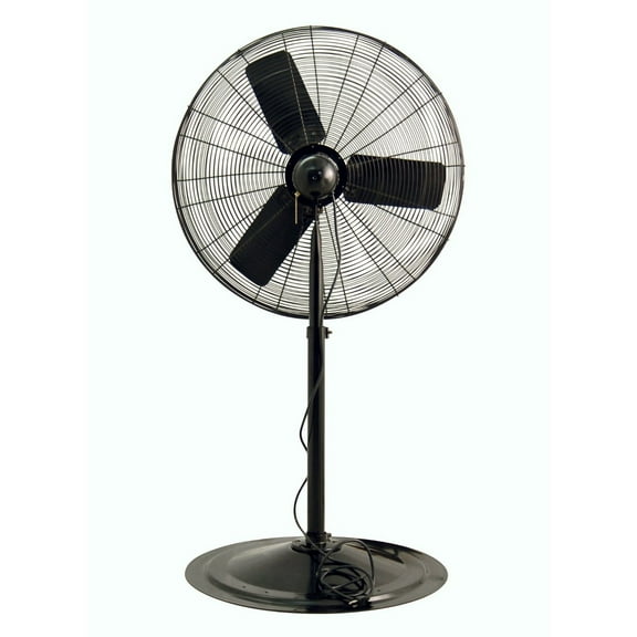 Air King 9135 30" 7400 Cfm 3-Speed Industrial Grade Oscillating Pedestal Mount Fan