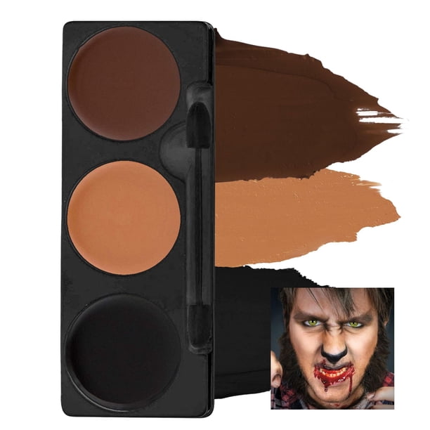 Paleta de pintura facial Mehron Tri-Color Character Makeup