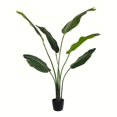 thumbnail image 2 of Vickerman 4' Potted Travelers Palm 6 Leaves - TB190840, 2 of 3