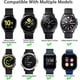 thumbnail image 4 of Correa de reloj de 20 mm compatible con Samsung Galaxy Watch 4 Band 40 mm/44 mm, Galaxy Active 2 Watch Band 40 mm, Galaxy Watch Active 2 Bands 44 mm, Galaxy Watch 3, 4 of 5