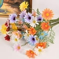 thumbnail image 6 of 10 Pcs Faux Flowers 21'' Fake Flowers Artificial Daisies Silk Plants Outdoor Wildflower Stems for Wedding Party Kitchens Home Room Outdoor Planters Decorations (White), 6 of 8